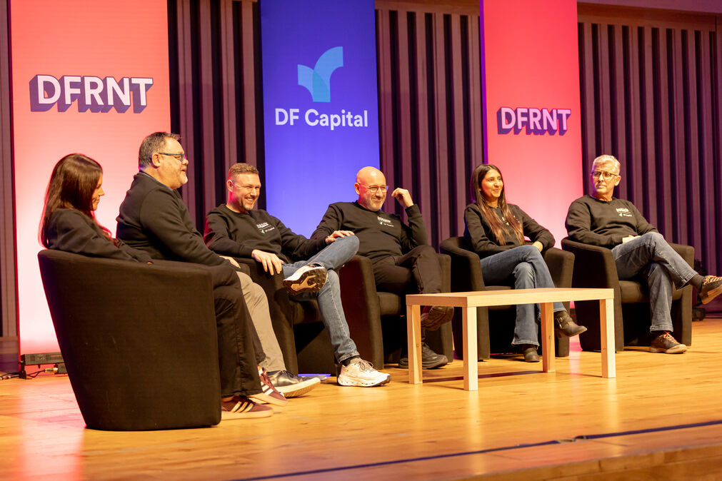 DF Capital event with colleagues