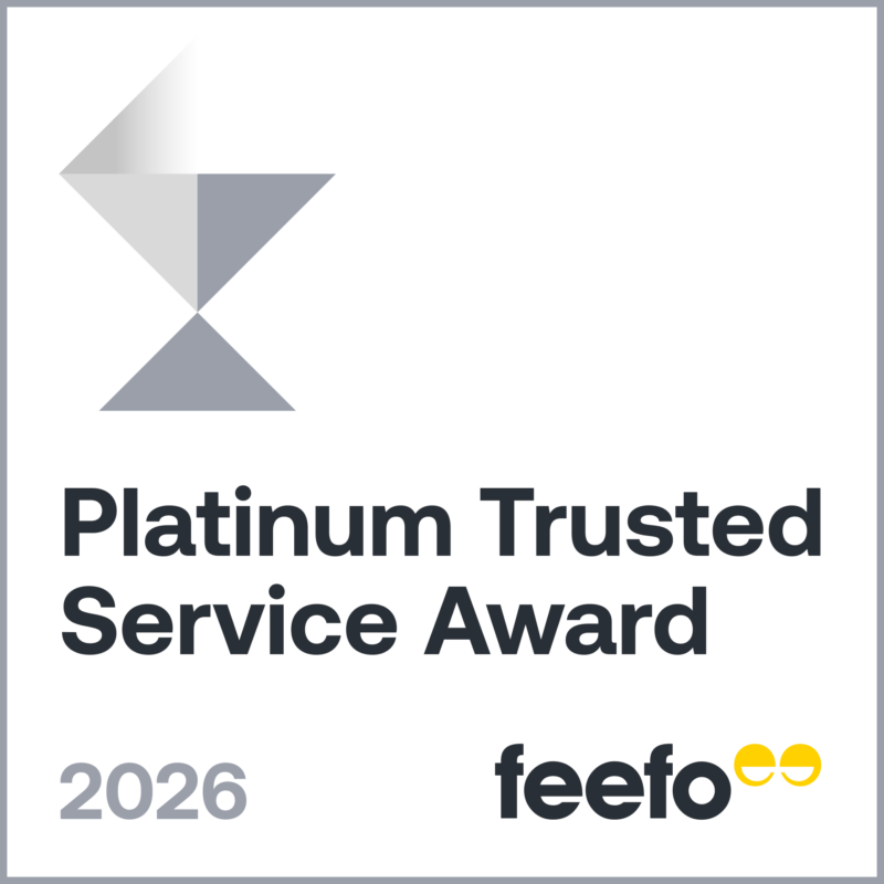 Platinum Trusted Service Award 2026 Badge 1x1